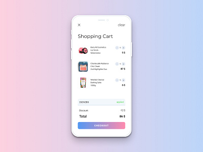 Daily UI #058 - Shopping Cart