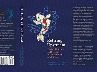Retiring Upstream design illustration typography vector