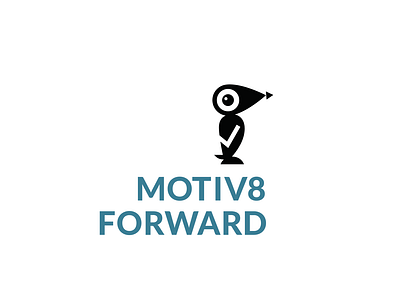 Motiv8 Forward app bird graphic illustration logo logo design ui vector