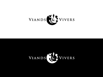 Logo for Viands & Vivers character cook cooking delicious delivery delivery food delivery service design food food and drink greens illustration logo logo design logodesign logotype peppers speed vector vegetables