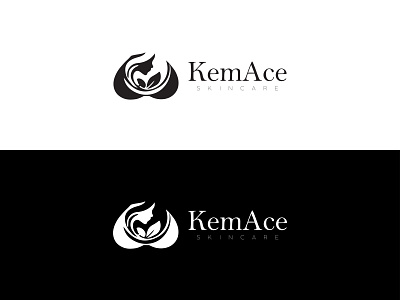 KemAce Logo beauty beauty brand brand cosmetics design herbal illustration logo logodesign logos logotype modern natural nature organic plantbased skincare skincare brand skincare branding women