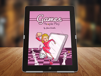 Games People Play - Kindle Cover Design amazon cover f1digitals games graphics illustration kindle old games peopleplay