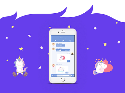 Magical Unicorn Stickers character concepts cool creative emojis high end illustration hike illustrations line mascot stickers