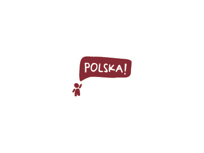 Mały Patriota (Little Patriot) blog kids logo mały patriot patriota poland polish polska speech balloon talk typography