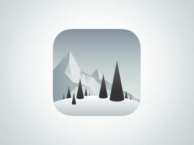 Happy Holidays! christmas cold forest happy holidays icon illustration mountains pine snow tree winter xmas