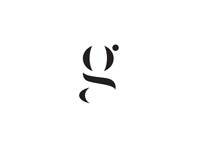 Double-story g custom g lettering logo logotype typography
