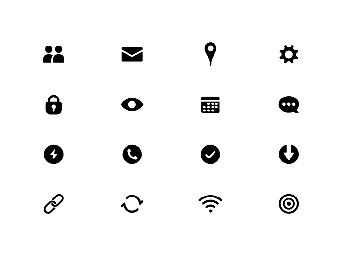 Icon Set By Jeriah Lau On Dribbble