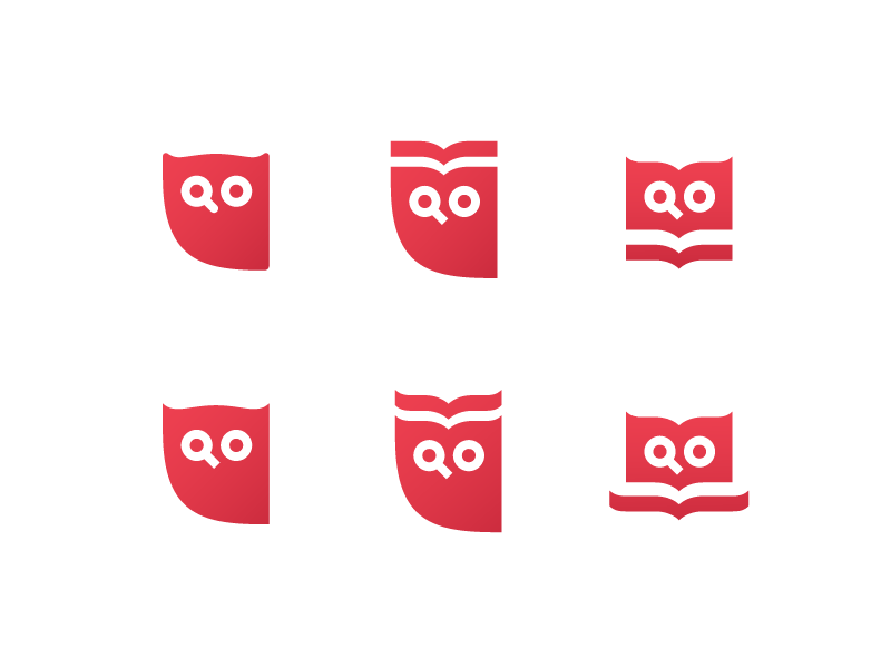 Search + Owl Exploration book owl bird animal search branding symbol logo