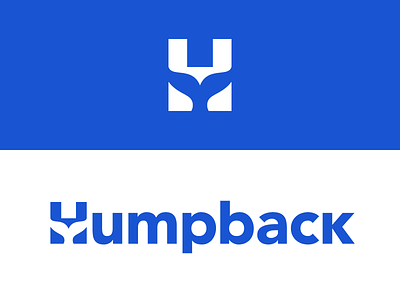 Humpback humpback icon logo logotype mark negative space whale