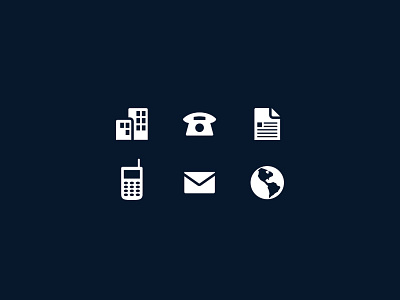 Business Card Icons