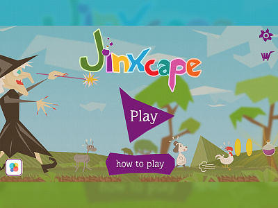 Jinxcape menu screen