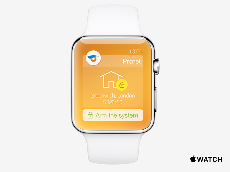 Apple Watch Demo apple watch demo pronet ui inspired user interface actionable notification