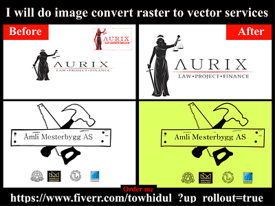 I will do image convert raster to vector services low cost convert design format logo raster to vecto transpernt vector vector illustration vector tracing