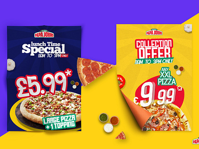 Social Media for Papa John Pizza a4 advertisement branding design cheese collectionoffer dribbble inspriation dribbleshot garlic graphics largepizza lunchtime papajohnpizza photoshop pizza pizza topping poster printing design typo vector xxlpizza