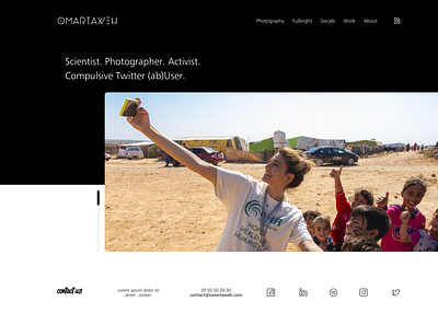 OMARTAWEH - Redesign design photography sketchapp ux web web design