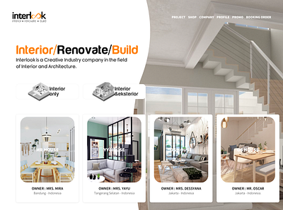 Interlook - Redesign architecture design sketchapp ux web web design