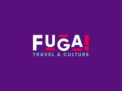 Fuga! Travel & Culture agenciadeviajes agency brand branding design logo logo mark marca travel viajes