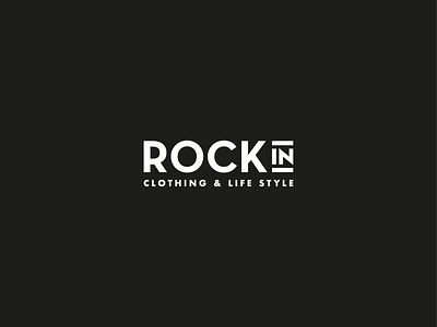 Rock IN brand brand identity branding clothing brand design fashion brand graphic design logo logo design logo mark logotype marca rock