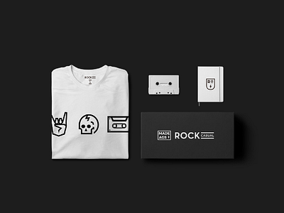 Rock IN brand brand identity branding design fashion brand logo logo mark logotype marca rock tshirt