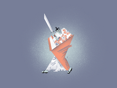 Samurai art artwork digital illustration digitalart illustration procreate samurai samurai jack