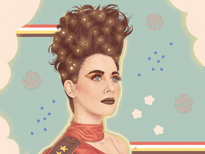 GLOW - Zoya the Destroya alisonbrie digitalillustration fanart glow illustration netflix popculture portrait sketch strongfemale zoyathedestroya