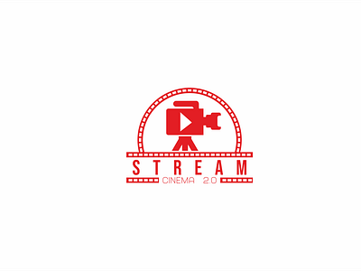 Stream Cinema 2 0 conceptual logo conceptual logo art creative logo creative logo design creative logos creativity custom logo custom logo design custom logo designs custom logotype customlogo illustration logo logo design logotype ui vector