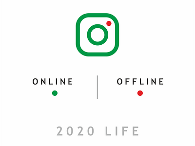 Logo online offline 2020 2020 design 2020 trend 2021 creative creative design creative design creative direction creative idea creative ideas creative logo creative marketing creativemarketing creativity happy new year happy new year 2021 instagram post instragram