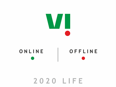 Logo online offline 6