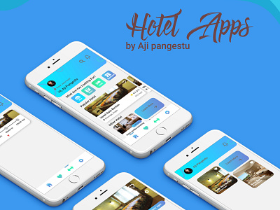 Hotel Apps by Aji pangestu branding design ui ux