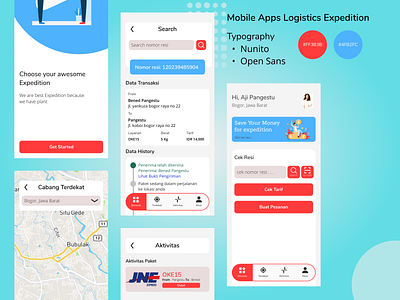 Mobile Apps Logistics Expedition design expedition mobi mobile mobile app mobile ui ui