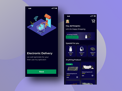 Electronic online store IOS App apps branding cleandesign design ecommers electronic ios iosapps mobile mobile app mobile ui onlinestore store ui ux