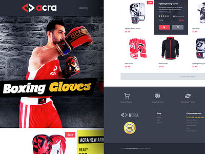 Boxing and MMA Online shopping cart