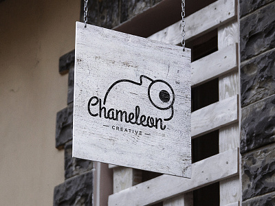 Chameleon Creative branding identity illustration lettering logo logotype minimal typography