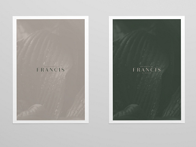 Residences at Francis branding branding design design illustration logo minimal typography