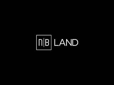 NB Land branding branding design design illustration logo minimal typography vector