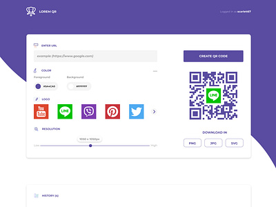 QR Code Generator Website