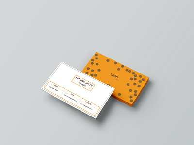 yellow mockup with polygon adobe illustrator adobe photoshop branding business card businesscard corporate design design graphic design