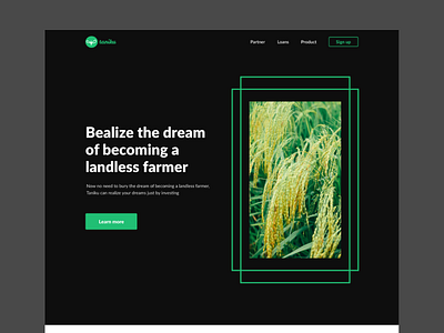 #Exploration -homepage investment website for agriculture agriculture clean homepage investment investmentwebsite ui ui ux ui design uidesign uiux ux ux design website website design