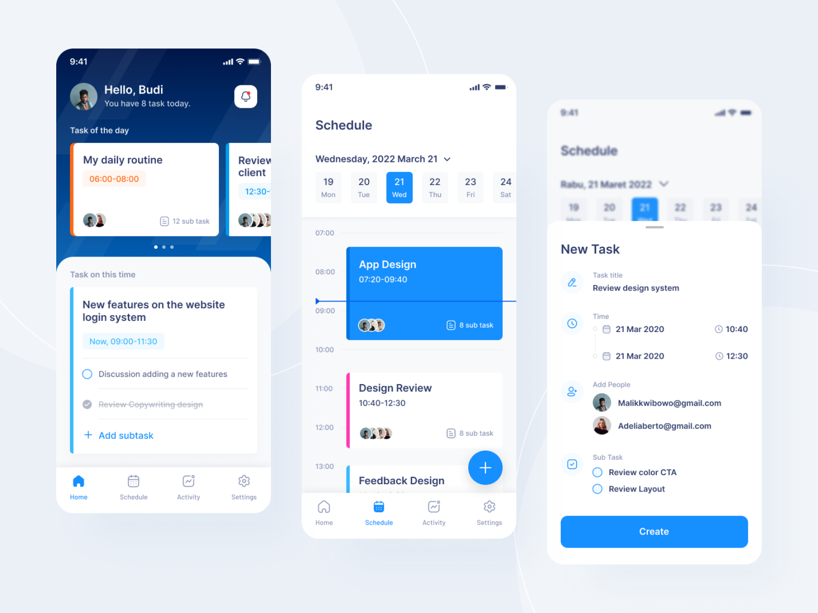 Task Management App - Mobile App Exploration by Malik Wibowo 😾 on Dribbble