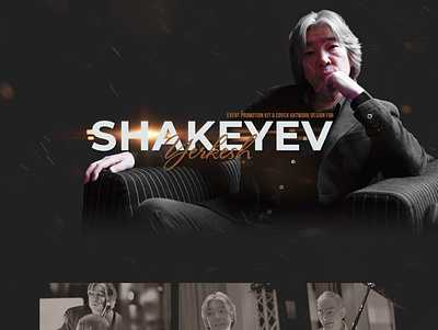 Yerkesh Shakeyev - Event Promotion & Social Media Kit composer design identity kit lyricist musician promotion