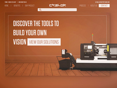 STANOK - CNC Machinery Supplier. Landing Page