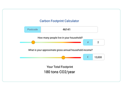 Carbon Footprint Calculator