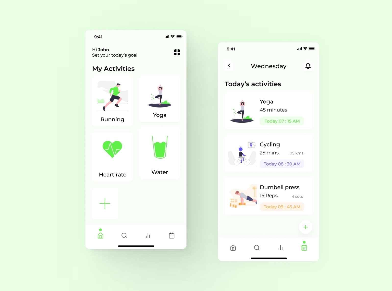 Fitness App UI Design Concept ️⚡ by Shreyas Vithalkar on Dribbble