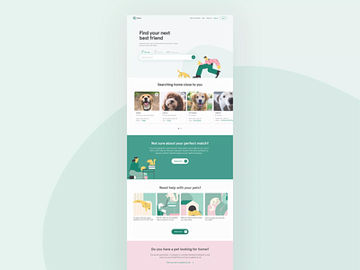 Petsly - Landing page