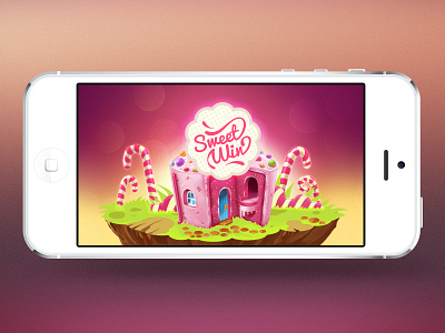 Sweet Win candy food icon illustration ios land splash sweet win