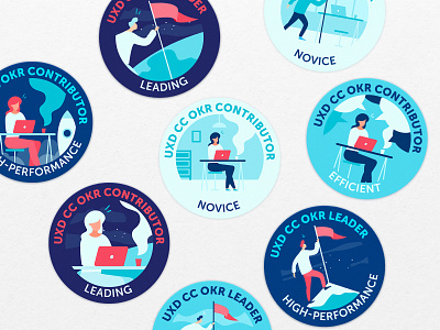Badges badges branding design flat icon illustration logo rewards vector