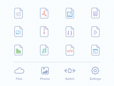 Light icons by Egor Kosten on Dribbble