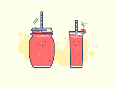 Drink Size cocktail cup drink icon illstration saturday vector
