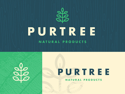 Purtree branding clean design graphic logo product sign tree