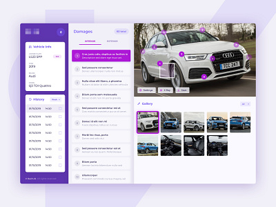 Inspect Mode car interfece landing product productdesign ui uidesign vehicle